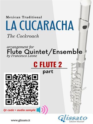 cover image of C Flute 2 part of "La Cucaracha" for Flute Quintet/Ensemble